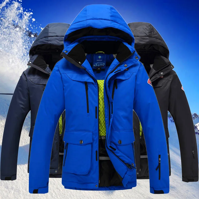 

Quality Men's Ski Jacket Snowboarding Warm Skiing Jacket Windproof and Waterproof Outdoor Mountaineering Hiking Skiing Coat