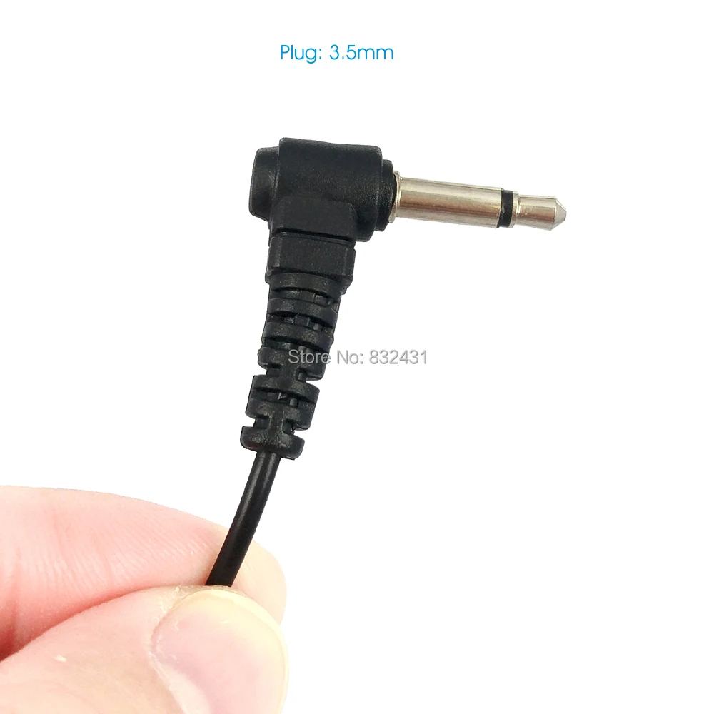 10 Pieces 3.5mm D Shape Listen Only Headset 6