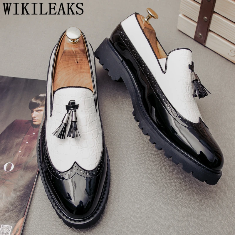 Brogue Shoes Men Formal Coiffeur Wedding Shoes Men Elegant Italian Party Shoes For Men Brand Sapato Oxford Masculino Buty Meskie Brogue Shoes Men Formal Coiffeur Wedding Shoes Men Elegant Italian Party Shoes For Men Brand Sapato Oxford Masculino Buty Meskie