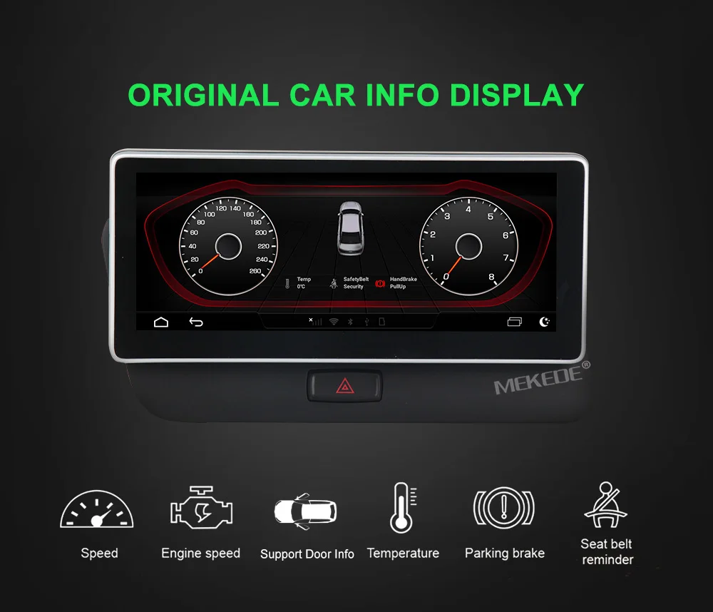 MEKEDE HD Автомобильный DVD gps плеер для Audi Q5 2009- Android 7,1 10,25 ''авто радио Мультимедиа Навигация 3 ГБ+ 32 ГБ