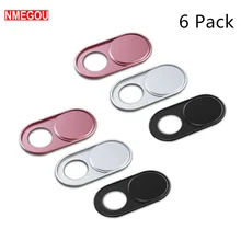 6 шт металлический чехол для веб-камеры магнит затвора слайдер камеры крышка для веб-камеры IPhone ПК и ноутбуки Объективы для телефона защита стикер конфиденциально