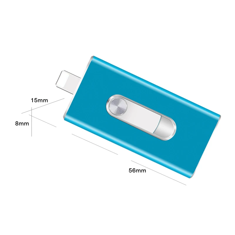 Usb флэш-накопитель 3.0 OTG для iPhone 5/5S/5C/6/6 S Plus/7/ ipad/Android флешки usb stick mini usb flash металла 64 ГБ 32 ГБ usb flash