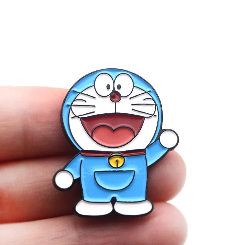 DMLSKY Doraemon милые булавки Забавный нобита ноби Панк Эмаль булавки и броши-значки для лацкана рюкзак сумки значки Ювелирные изделия Подарки M3521