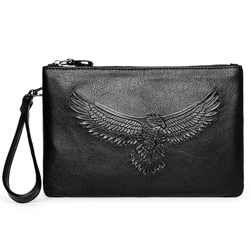 

New Luxury Brand Men Wallets Purse Money Bag Leather Men Clutch Bags Business Wallet Male Wrist Strap Wallets carteira masculina
