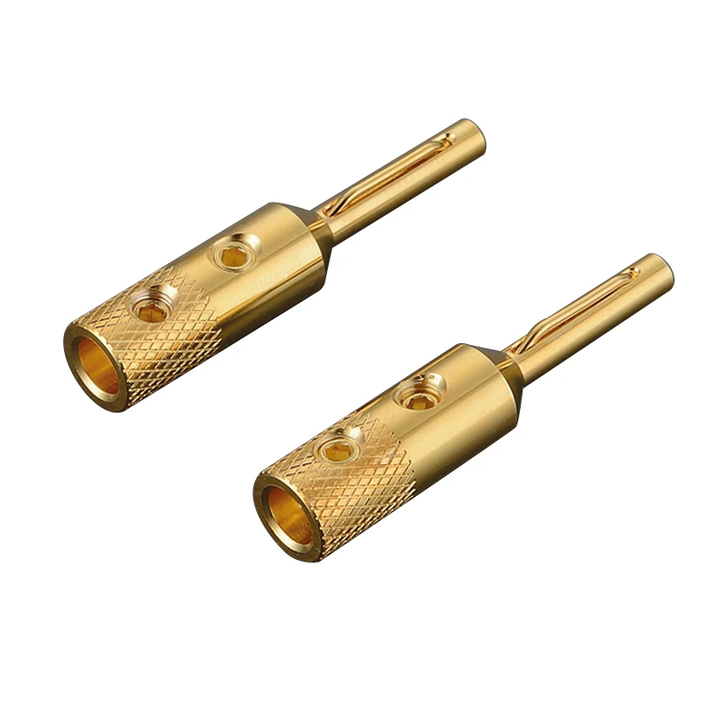 Hi-End Viborg VB401G Чистая медь позолоченный разъем типа банан Аудио кабель спикер