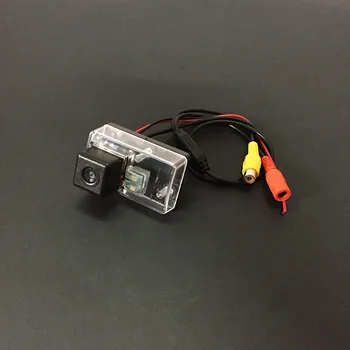 

Car Styling HD CCD 4 LED Night Vision Car Reversing Backup Rear View Camera For Citroen Saxo / Xsara / License Plate Light OEM