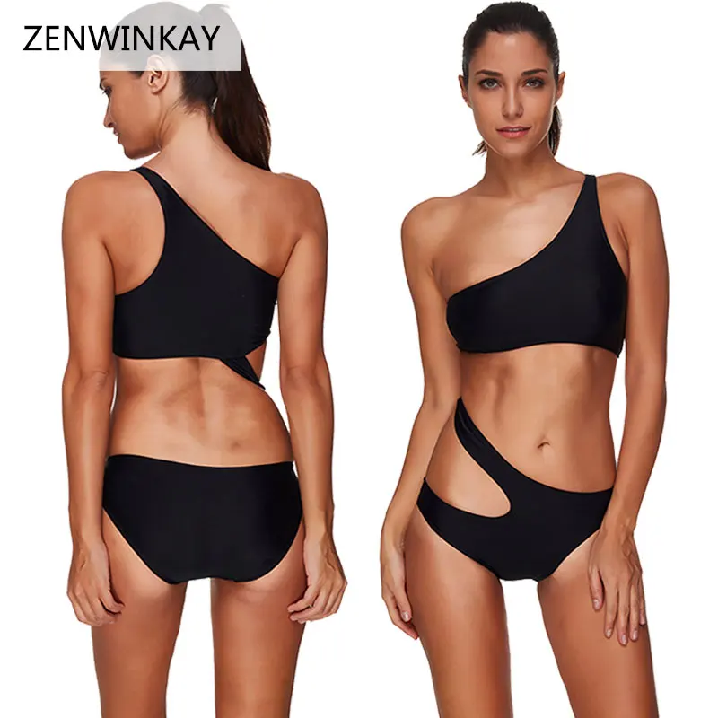 2017 Summer Black Monokini Thong Bathing Suit Female Swimwear One Piece Swimsuit Plus Size Women Push Up Swim Wear Plus Size plus-size-black-swimsuit : image 2017 Summer Black Monokini Thong Bathing Suit Female Swimwear One Piece Swimsuit Plus Size Women Push Up Swim Wear Plus Size plus-size-black-swimsuit