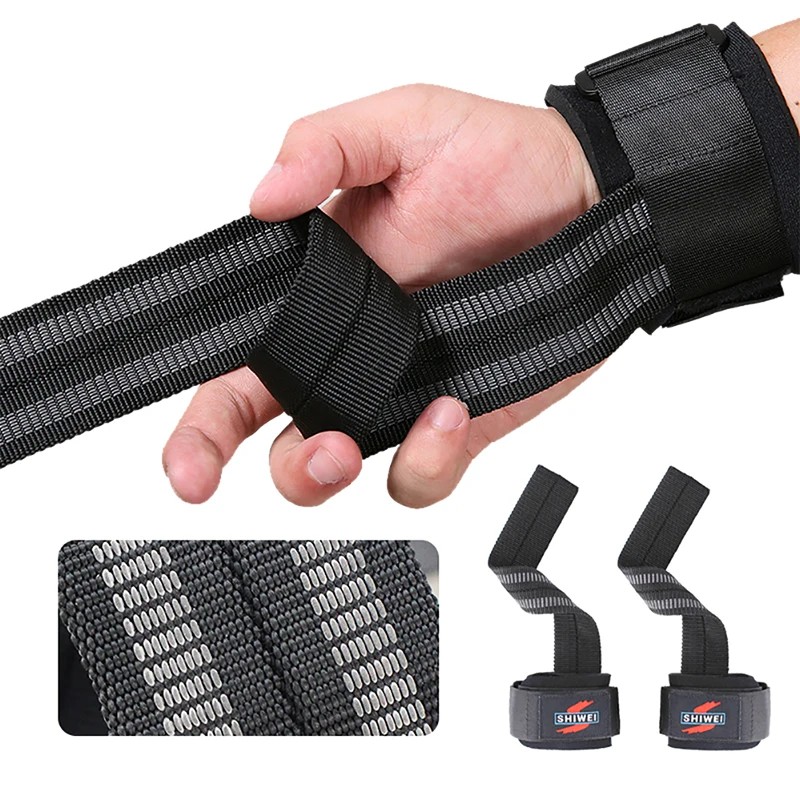 

1 Pair Wrist Bands Wristband Wrist Strap Wrap Fitness Dumbbells Training Men webbing gym Sports Sales Accessories Safety Sports