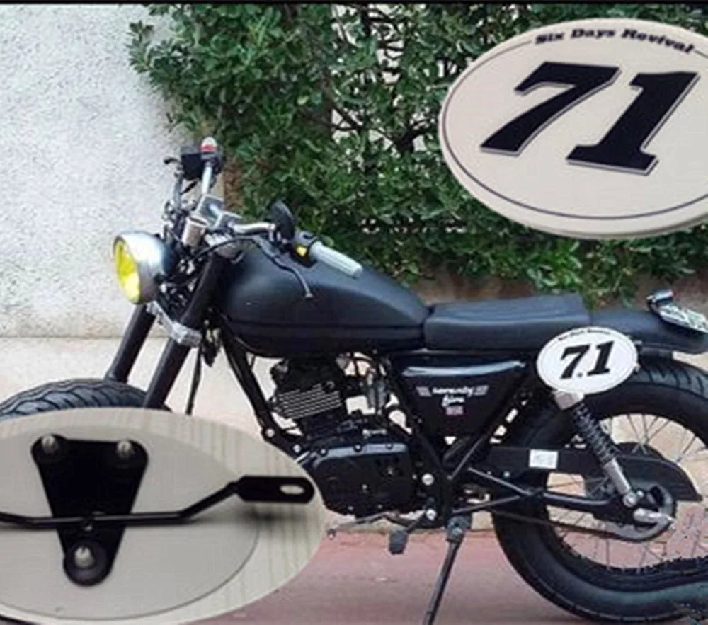 

Table NUMBER PLATE for MOTO CAFE RACER tracker scrambler x2