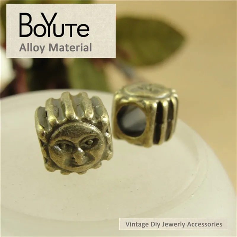 BoYuTe (50 шт./лот) 10*10*10 мм античные бронзовые покрытые цинковый сплав винтажные