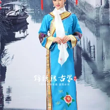 Костюм принцессы династии Цин высококачественный Huan Zhu Ge с древними бусинами gongsuo shade Manchu корт платье Одежда женская