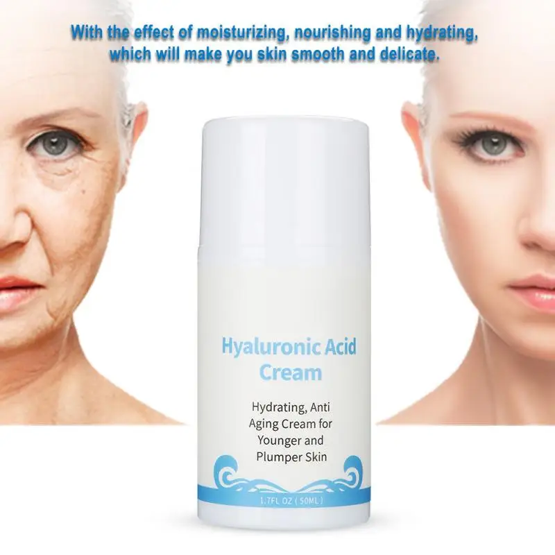 50g Hyaluronic Acid Skin Care Cream Moisturizing Hydrating Nourishing