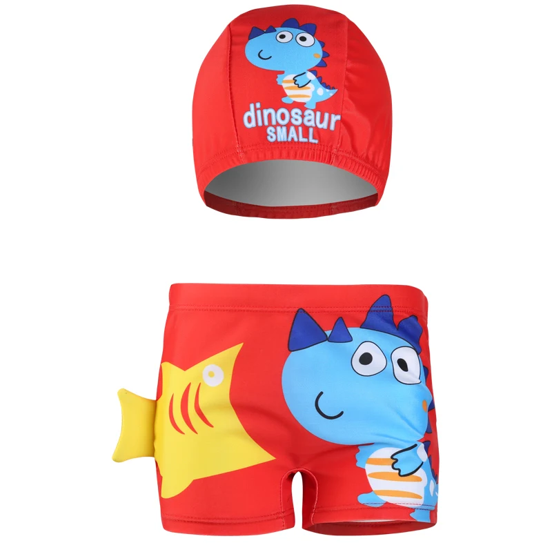 

Kids Baby Boys kid Cartoon swimming trunks Stretch Beach Swimsuit Swimwear Trunks Shorts Hat Outfit New