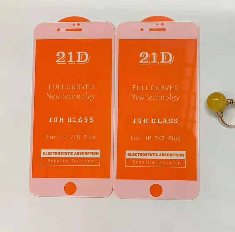 10 шт. 21D полное покрытие из закаленного стекла для iPhone 11 Pro Max XS XR X 8 7 6 6S Plus Toughen Защитная пленка для экрана