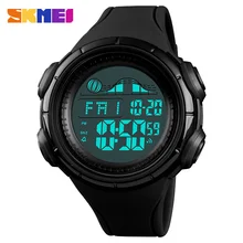 SKMEI Роскошные брендовые уличные мужские спортивные часы для плавания 50 м цифровые военные часы мужские повседневные электронные наручные часы Relojes 1379