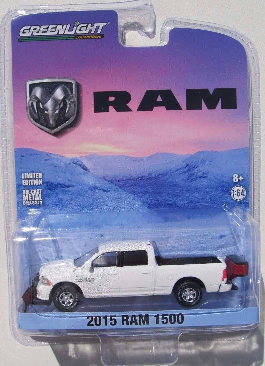 

GL 1:64 2015 DODGE RAM 1500 HEMI WITH SNOW PLOW alloy model Car Diecast Metal Toys Birthday Gift For Kids Boy