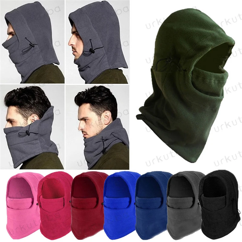 Windproof Warm Full Face Mask Unisex Motorcycle Cycling Neck Protecting Outdoor Balaclava Mouth Mask Hood Breathable Warmer Men