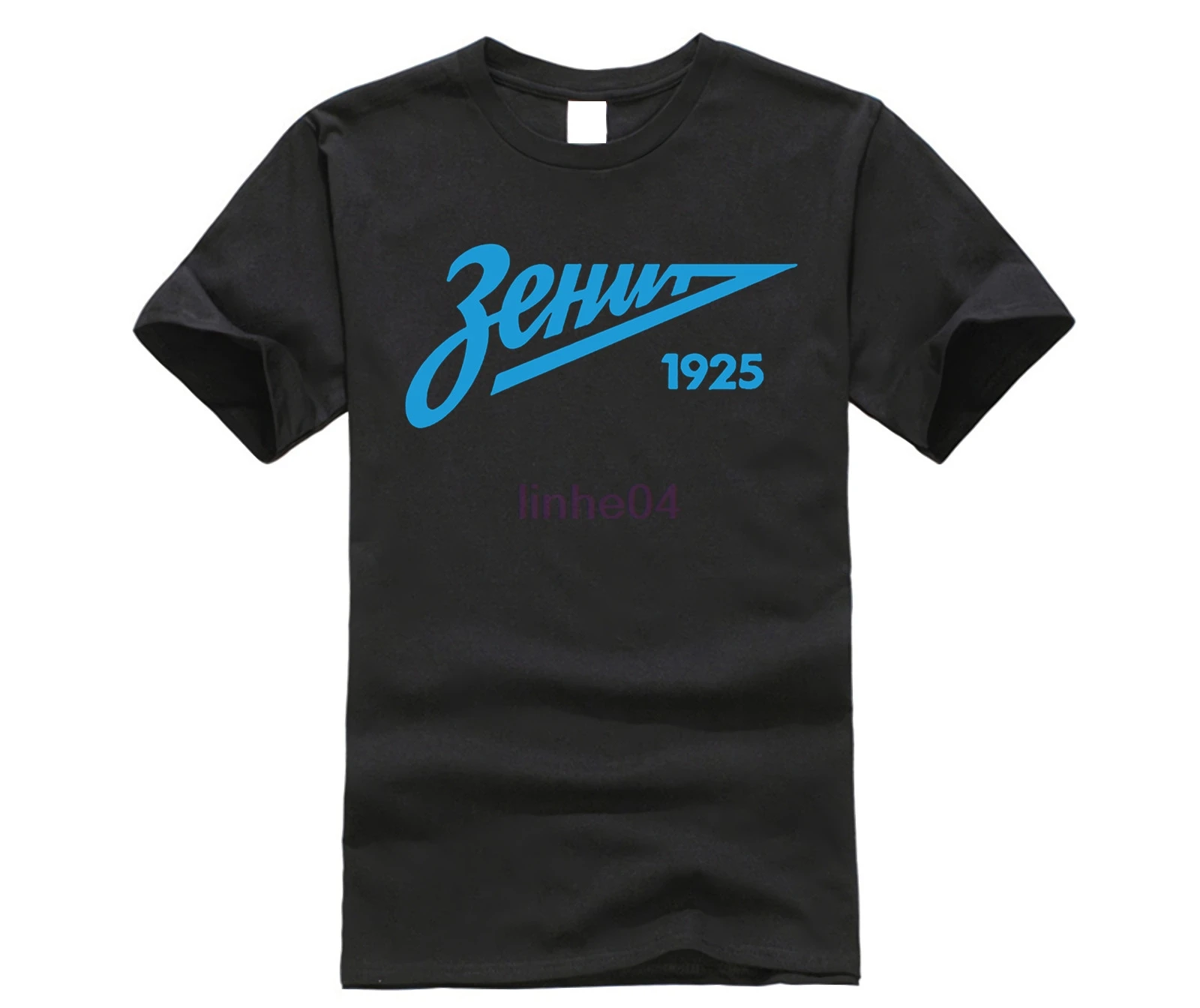 زينيت سان بطرسبرج تي شيرت S-XXL روسيا لاعب CAMISETA فوتبول SOCCERER ألتراس القطن الخالص جولة طوق الرجال T قميص