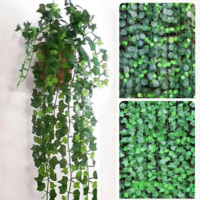 

2.5m Artifical Decoration Vine Delicate Artificial Ivy Leaf Garland Plant Vine Fake Foliage Wedding Parties Decor Supplies #6282