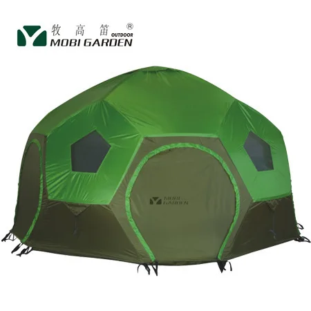Mobi туристическое снаряжение для походов, водонепроницаемые палатки, высокое качество, двухслойная большая походная палатка