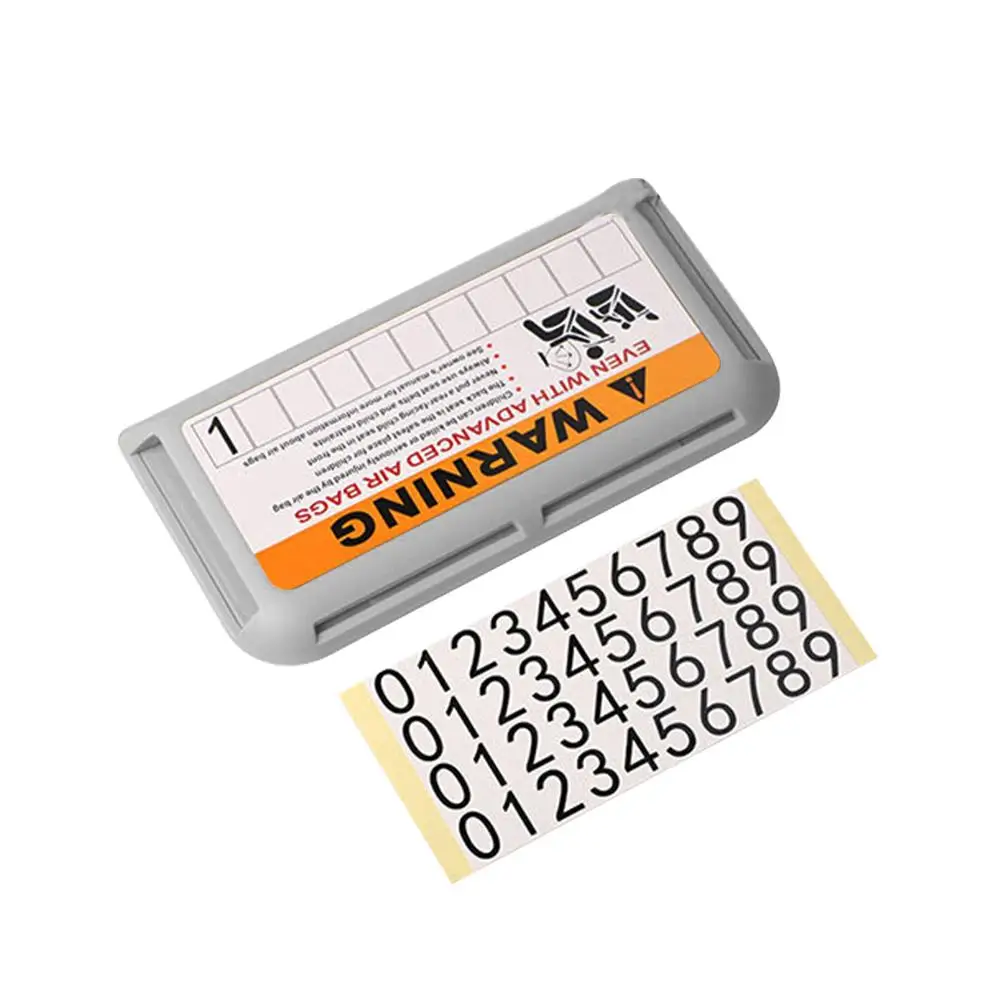 

Hot Sale Car Visor Business Card Holder Storage Box Specialized Plug-In Card Temporary Parking Card Board