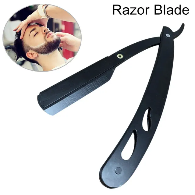2018 Professional Men Straight Edge Manual Beard Razor Steel Folding