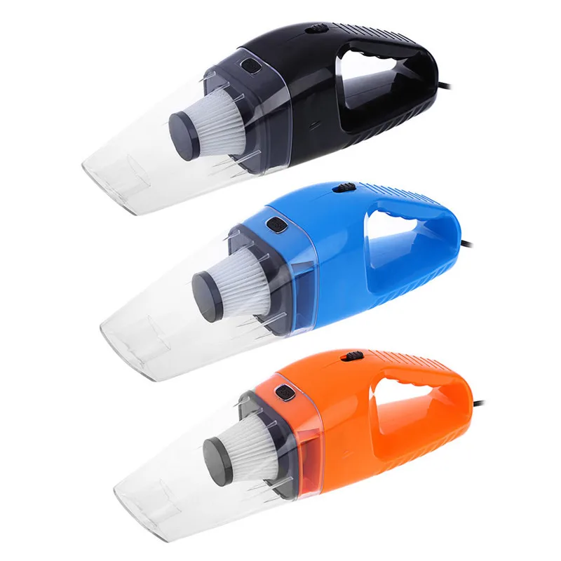 

120W Portable Car Vacuum Cleaner Wet And Dry Dual Use Auto Cigarette Lighter Hepa Filter 12V