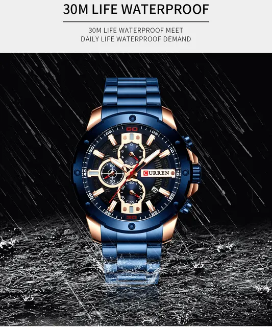 Curren Men s Watches Watch Curren 8336 Curren Watch Mens Chronograph Clock Curren Aliexpress