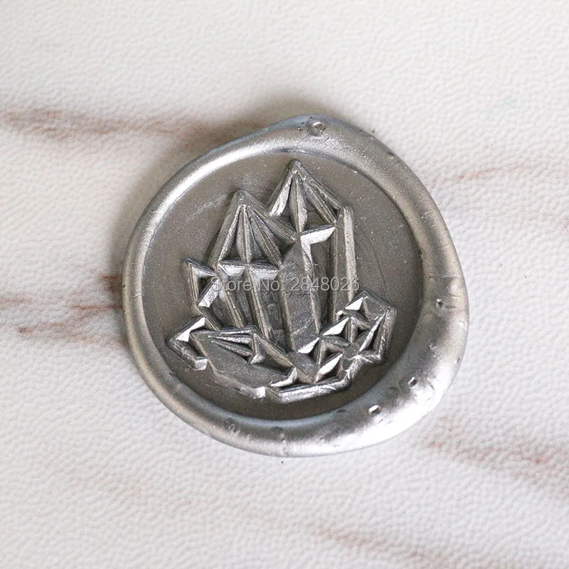 

Crystal Wax Seal Stamp, wedding stamp ,party wax seal stamp,initial wax seal stamp set