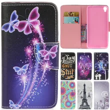 Luxury Cute Cartoon Dream Butterfly Leather Flip Coque Fundas Case For Alcatel One Touch Idol 3 4.7″/ Alcatel Idol 3 5.5″ Cover