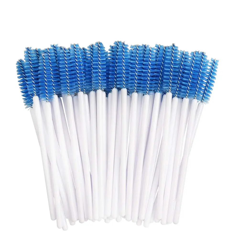 

1000 PCS Disposable Eyelash Mascara Brushes Makeup Brush Wands Applicator Eyebrow Brush Makeup Kits(White & Blue)