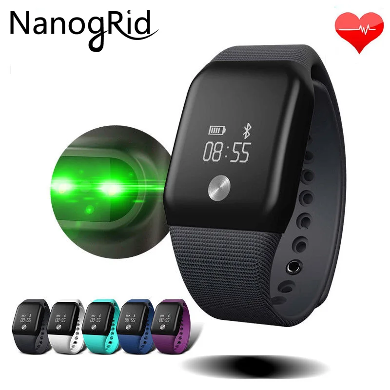 

Sport Fitness Tracker Smart Band with Heart Rate Blood Oxygen Monitor Wristband Bluetooth Waterproof Smart Watch for Men Women