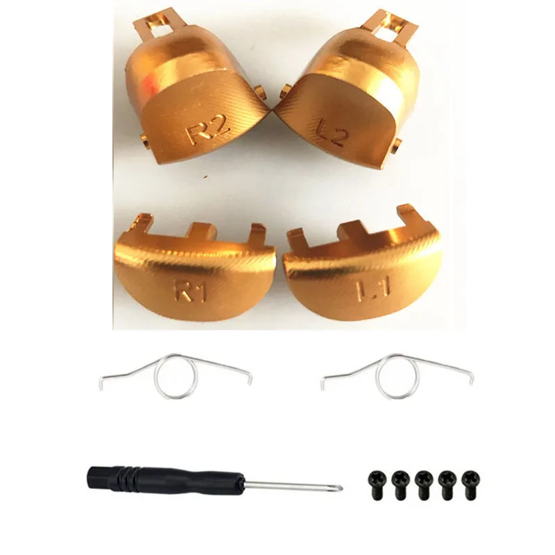 Кнопки триггера L1 R1 L2 R2 из алюминиевого сплава для PS4 Pro JDS 040 JDM 4 0 версия 2