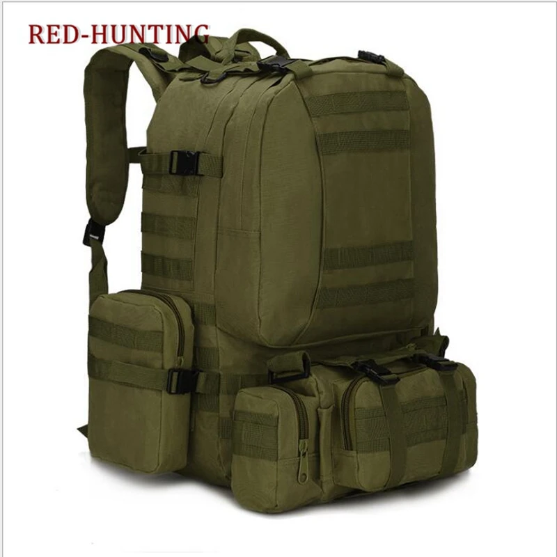 50L Molle 600D военный тактический рюкзак для походов, походов, охоты, альпинизма, камуфляжные сумки для альпинизма