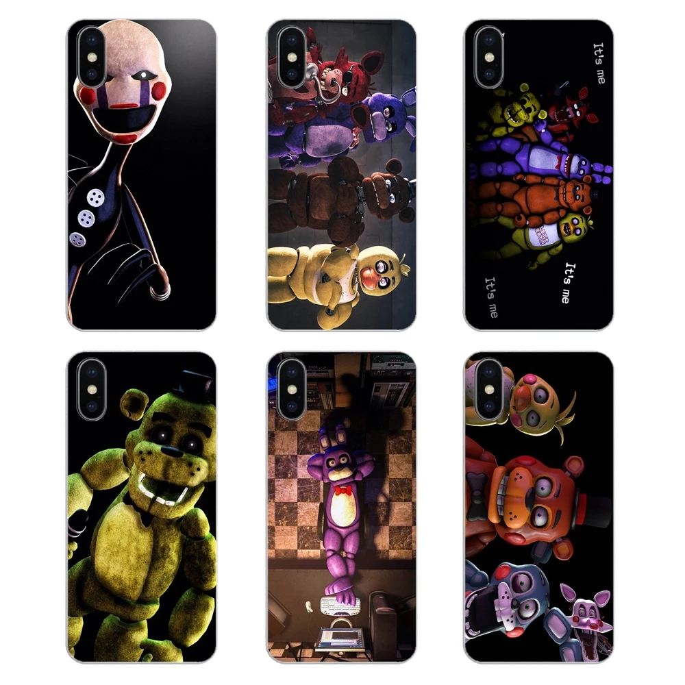Прозрачные мягкие чехлы sfm fnaf animatronics аниме-арт для iPod Touch iPhone 4 4S 5 5S 5C SE 6 6S 7 8 X XR XS Plus
