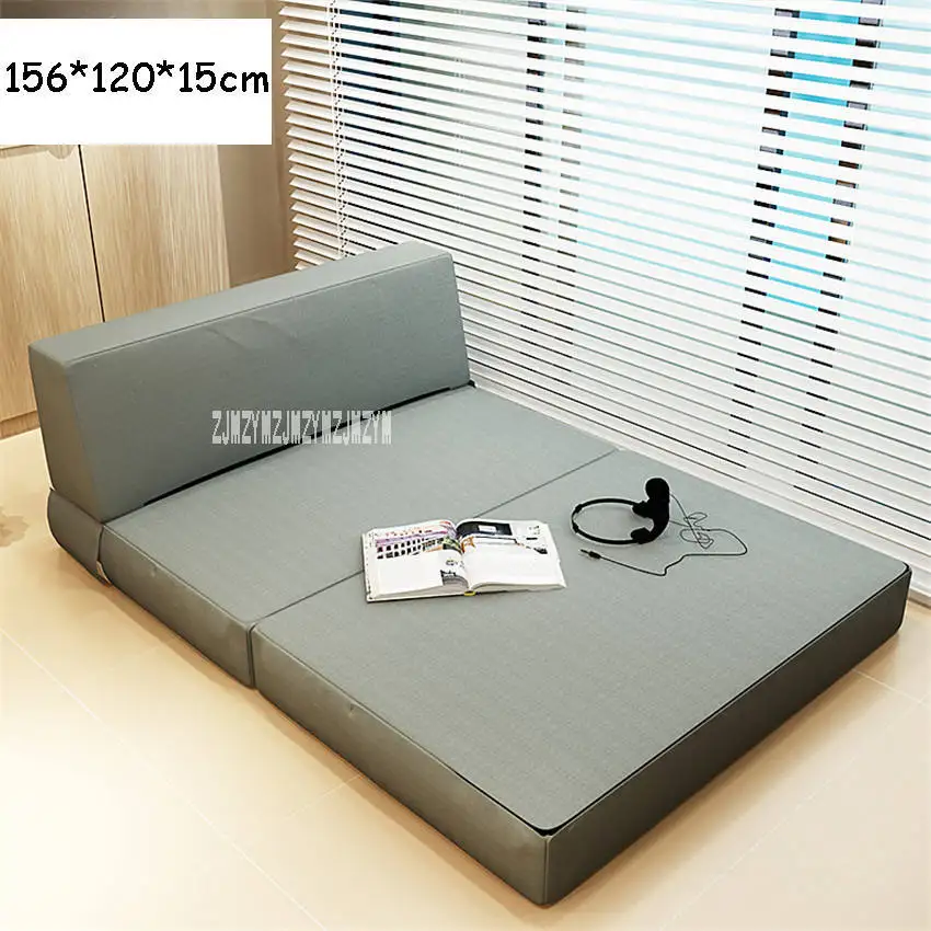 N826 Living Room Modern Simple Sleeping Bed Tatami Sofa Chair Comfortable Multifunction Washable Lazy Sofa Sponge Foldable Sofa - Цвет: A