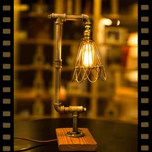 Винтажные промышленные настольные лампы для учебы/работы/бара/спальни/чтения, Светильники для чердака, водопроводный стол/настольные лампы, прикроватные лампы, домашний декор