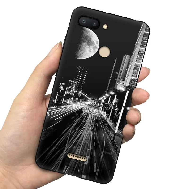 Чехол EiiMoo Funda для Xiaomi Redmi 6, чехол для Xiaomi Redmi 6A, силиконовый чехол для задней панели телефона Xaomi Redmi 6 6A, мягкий чехол из ТПУ - Цвет: 21