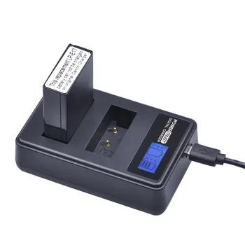 

1X LP-E17 LPE17 LP E17 Batteries + LCD USB Dual Charger for Canon EOS M3 M5 M6 Rebel T6i T6s T7i 750D 760D 800D 8000D Kiss X8i