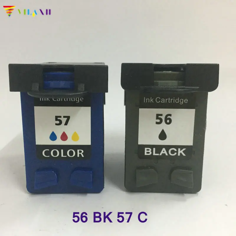 Vilaxh compatible ink cartridges C6656A C6657A replacement For hp 56 57