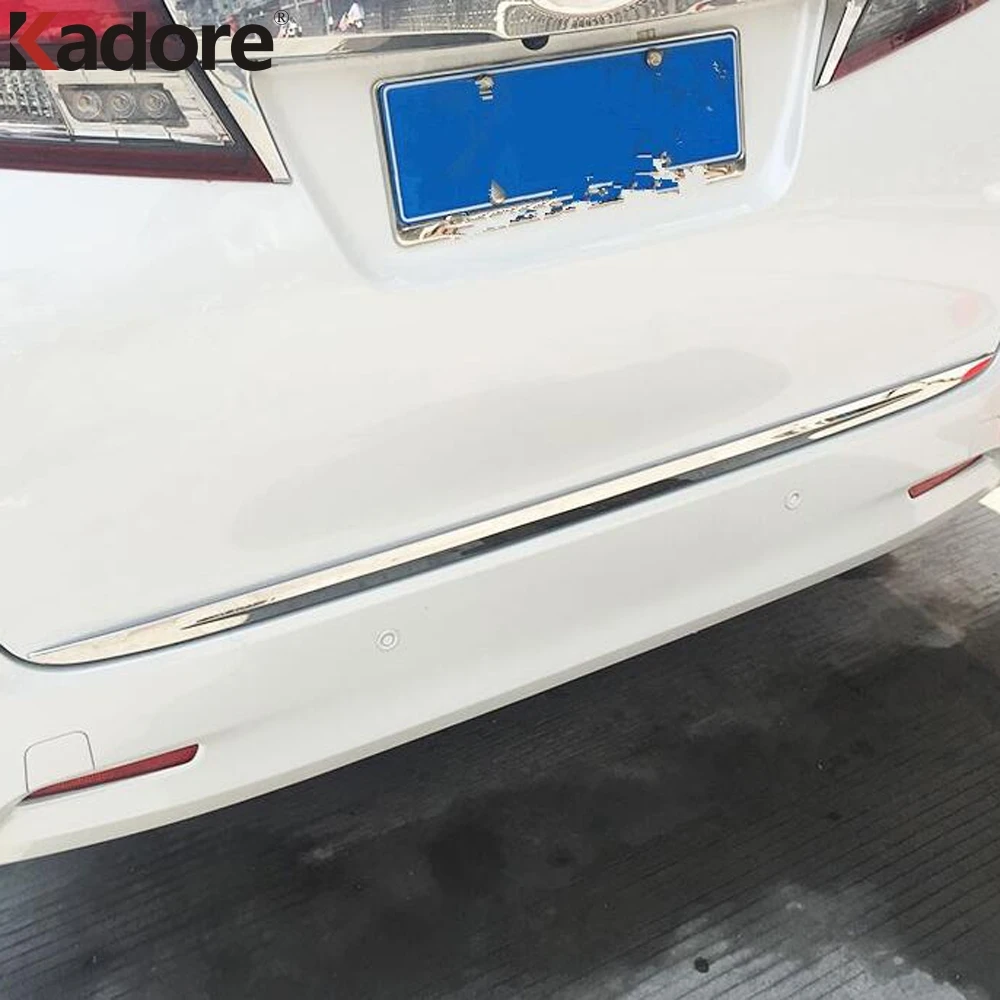 Stainless Steel Rear Trunk Lid Cover Trim For Toyota Alphard Vellfire