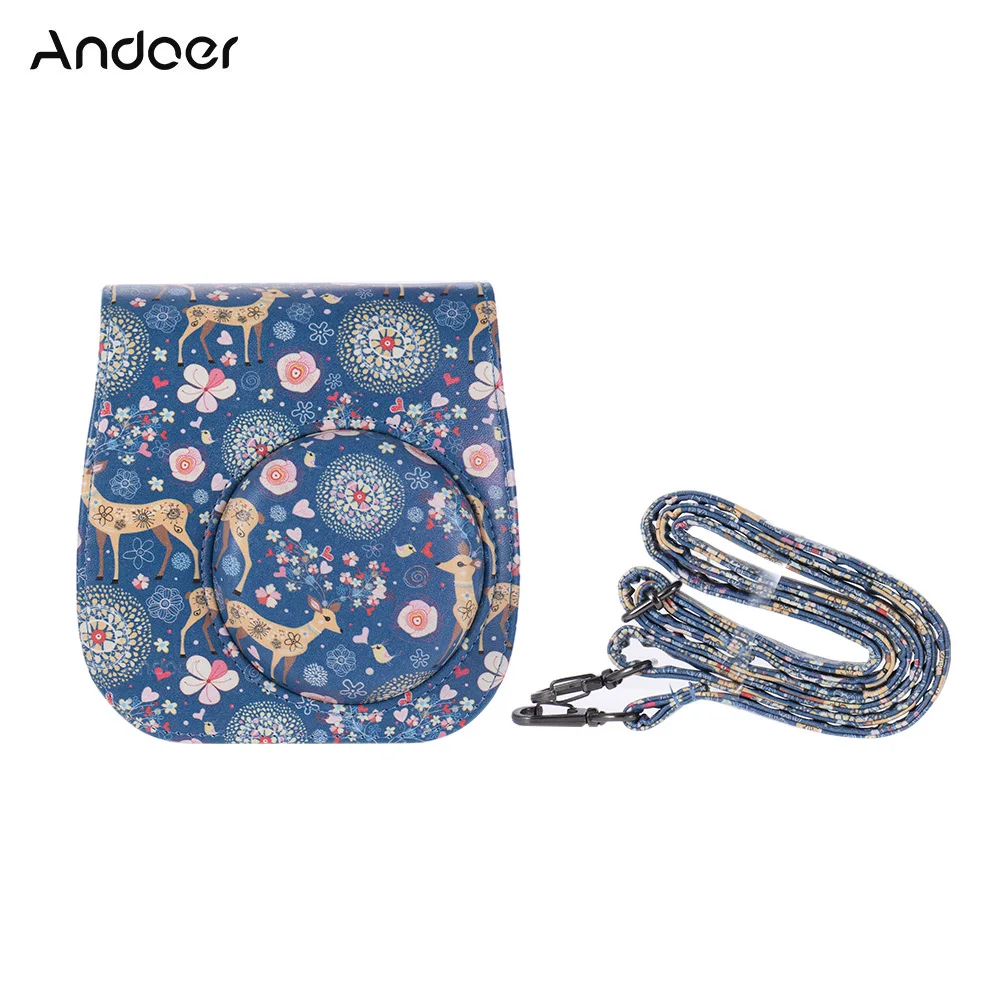 

Andoer PU Camera Bag Protective Camera Case Pouch Protector for Fujifilm Instax Mini 8+ 8s 8