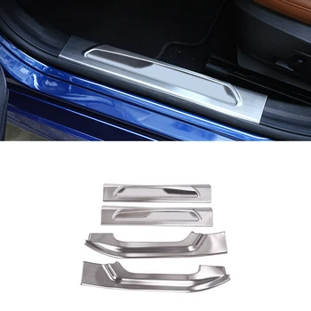 

Car Styling 4PCS Stainless Steel Inner Door Sill Scuff Threshold Plate Cover Trim For Alfa Romeo Giulia 2017 2018