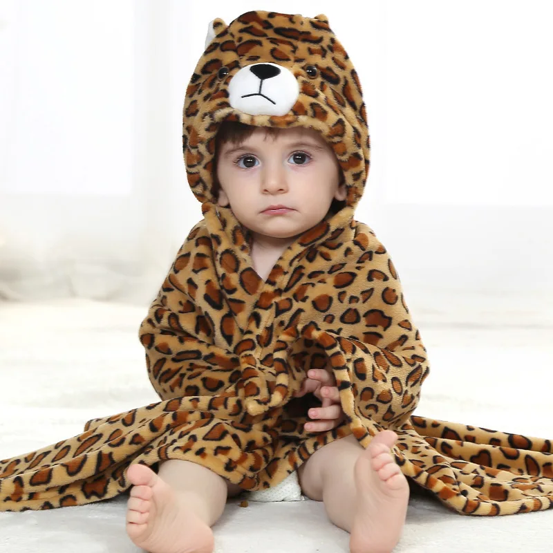 Leopard Design 3d Baby Receiving Blankets Hot Fashion And High Quality Receiving Blankets