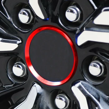 

Red Wheel Ring Trim For Toyota Camry 2018-2019 Exterior 4Pcs Set Parts Practical