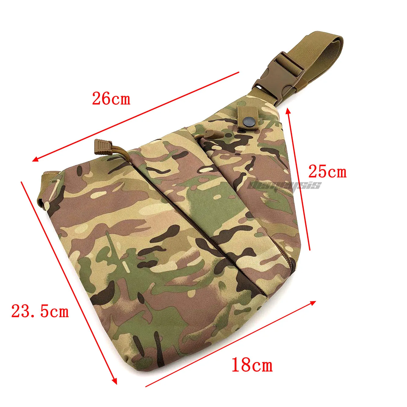 Многофункциональная Скрытая тактическая сумка для хранения пистолета, Мужская нейлоновая Наплечная Сумка для пистолета, Охотничья кобура
