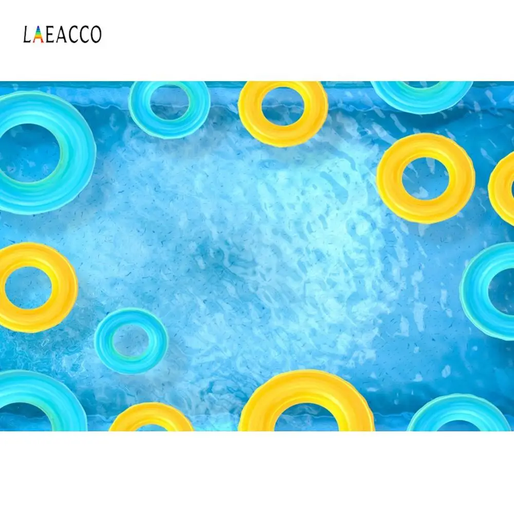 

Laeacco Vinyl Backdrop For Photography Summer Swimming Pool Baby Newborn Learning Photography Backgrounds Photocall Photo Studio