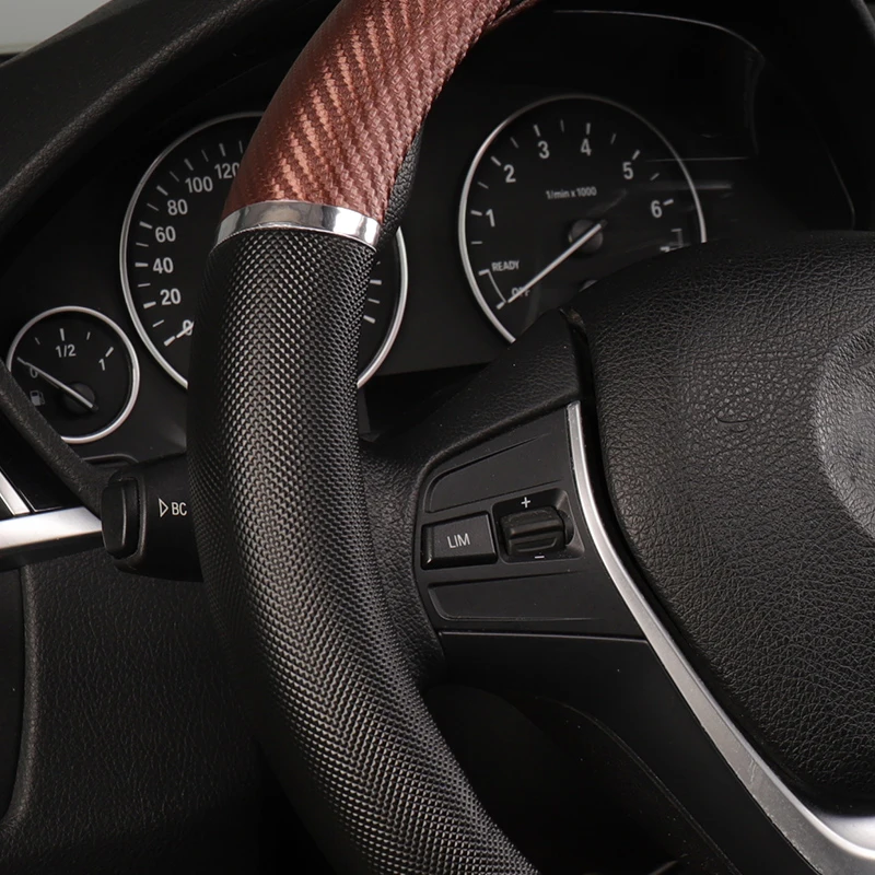 HuiER Universal Car Steering Wheel Cover Artificial Leather 5 Colors Comfortable Non-slip Automobile Steering-Wheel Car Styling