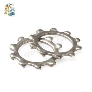 

100Pcs DIN6797A M3 M4 M5 M6 M8 304 Stainless Steel Washer External Teeth Lock Washers HW119