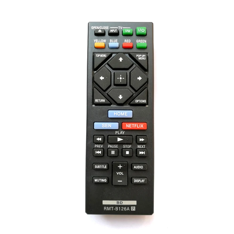 New Replace RMT B126A Blu Ray DVD Player Remote Control For Sony